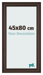 Bilderrahmen 45x80cm Eiche Dunkel MDF Lazio Vorne Messe | Yourdecoration.at
