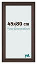 Bilderrahmen 45x80cm Eiche Dunkel MDF Lazio Vorne Messe | Yourdecoration.at