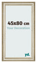 Bilderrahmen 45x80cm Metallglanz MDF Lazio Vorne Messe | Yourdecoration.at
