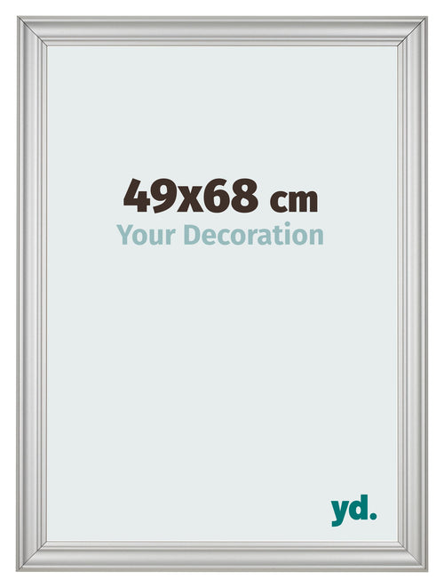 Bilderrahmen 49x68cm Silber Matt MDF Lazio Vorne Messe | Yourdecoration.at
