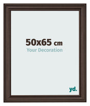 Bilderrahmen 50x65cm Eiche Dunkel MDF Lazio Vorne Messe | Yourdecoration.at