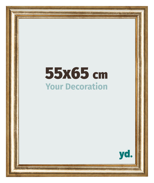 Bilderrahmen 55x65cm Gold Antik MDF Lazio Vorne Messe | Yourdecoration.at