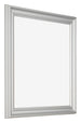 Bilderrahmen 70x70cm Silber Matt MDF Lazio Vorne Schrag | Yourdecoration.at