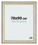 Bilderrahmen 70x90cm Metallglanz MDF Lazio Vorne Messe | Yourdecoration.at
