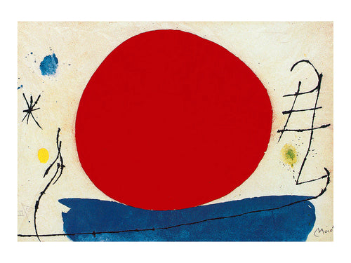 Joan Miro Senzo titolo, 1967 Kunstdruck 80x60cm | Yourdecoration.de