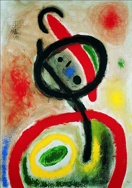 Joan Miro Femme III Kunstdruck 60x80cm | Yourdecoration.de