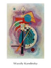 Wassily Kandinsky Hommage a Grohmann Kunstdruck 60x80cm | Yourdecoration.de