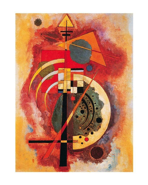 Wassily Kandinsky Hommage a Grohmann Kunstdruck 40x50cm | Yourdecoration.de