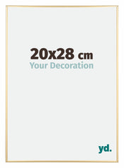 Austin Aluminium Bilderrahmen 20x28cm Gold Glanz Vorne Messe | Yourdecoration.at