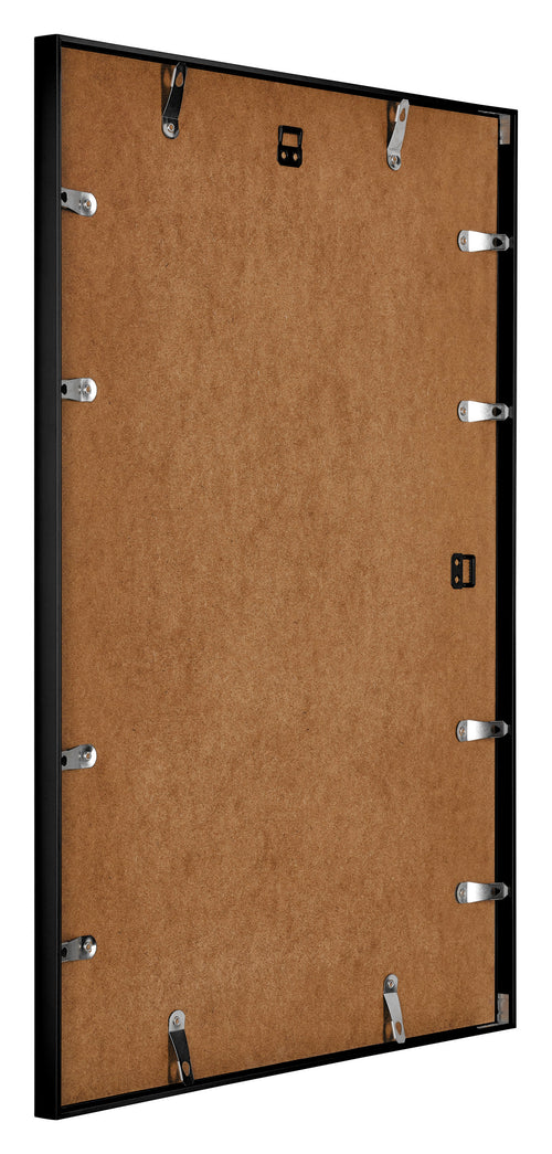 Austin Aluminium Bilderrahmen 35x50cm Schwarz Hochglanz Ruckseite Schrag | Yourdecoration.at