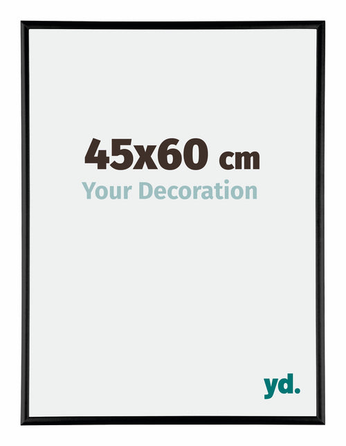 Austin Aluminium Bilderrahmen 45x60cm Schwarz Hochglanz Vorne Messe | Yourdecoration.at
