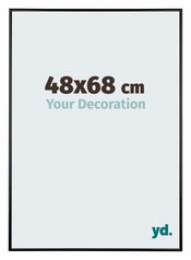 Austin Aluminium Bilderrahmen 48x68cm Schwarz Hochglanz Vorne Messe | Yourdecoration.at