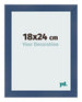 Bilderrahmen 18x24cm Dunkelblau Gewischt MDF Pisa Vorne Messe | Yourdecoration.at