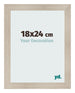 Bilderrahmen 18x24cm Eiche Rustikal MDF Pisa Vorne Messe | Yourdecoration.at