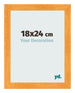 Bilderrahmen 18x24cm Orange MDF Pisa Vorne Messe | Yourdecoration.at