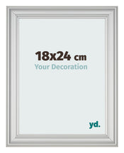 Bilderrahmen 18x24cm Silber Matt MDF Lazio Vorne Messe | Yourdecoration.at