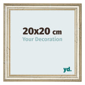 Bilderrahmen 20x20cm Metallglanz MDF Lazio Vorne Messe | Yourdecoration.at