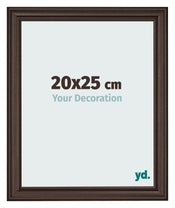 Bilderrahmen 20x25cm Eiche Dunkel MDF Lazio Vorne Messe | Yourdecoration.at