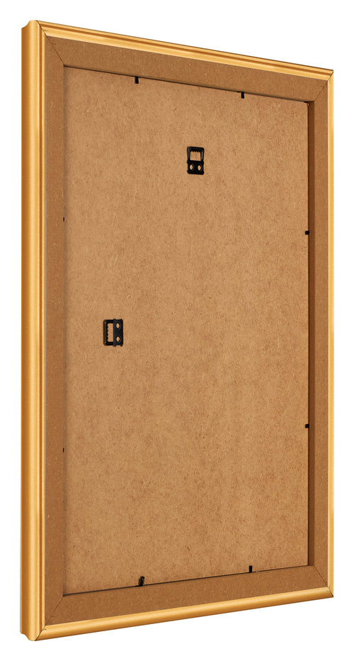 Bilderrahmen 20x25cm Gold Matt MDF Lazio Ruckseite Schrag | Yourdecoration.at