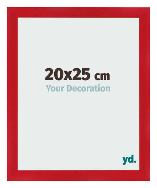 Bilderrahmen 20x25cm Rot MDF Pisa Vorne Messe | Yourdecoration.at