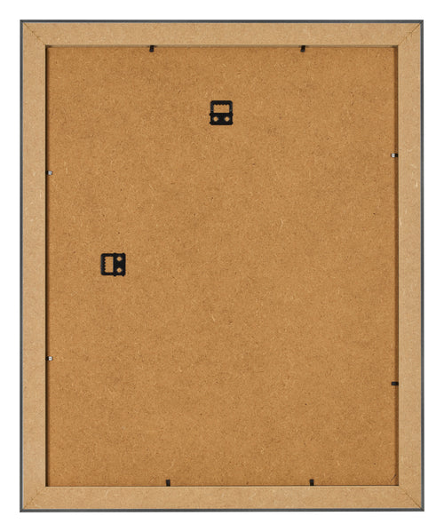 Bilderrahmen 20x25cm Schwarz Silber Poliert MDF Pisa Ruckseite | Yourdecoration.at