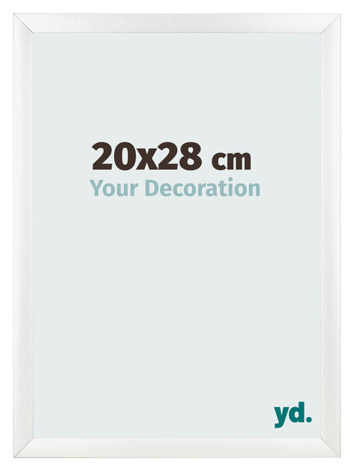 Bilderrahmen 20x28cm Weiß Vintage MDF Pisa Vorne Messe | Yourdecoration.at