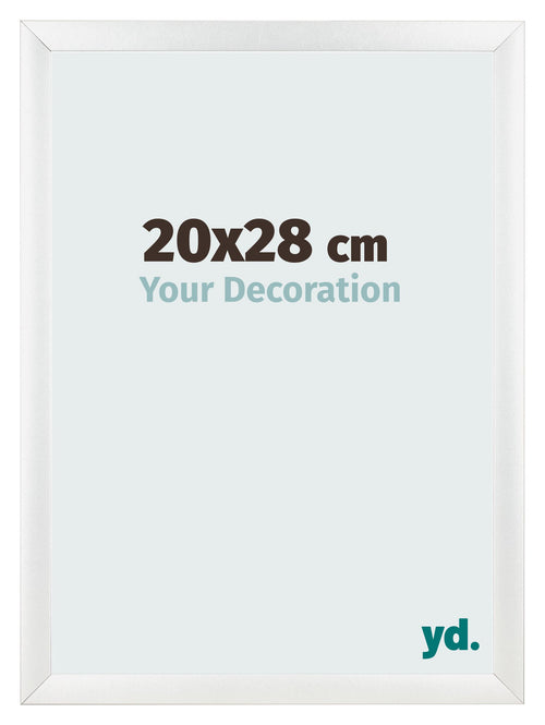 Bilderrahmen 20x28cm Weiß Vintage MDF Pisa Vorne Messe | Yourdecoration.at
