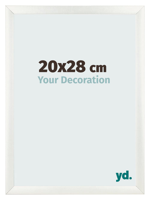 Bilderrahmen 20x28cm Weiß Vintage MDF Pisa Vorne Messe | Yourdecoration.at