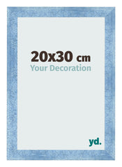 Bilderrahmen 20x30cm Hellblau Gewischt MDF Pisa Vorne Messe | Yourdecoration.at