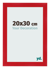 Bilderrahmen 20x30cm Rot MDF Pisa Vorne Messe | Yourdecoration.at