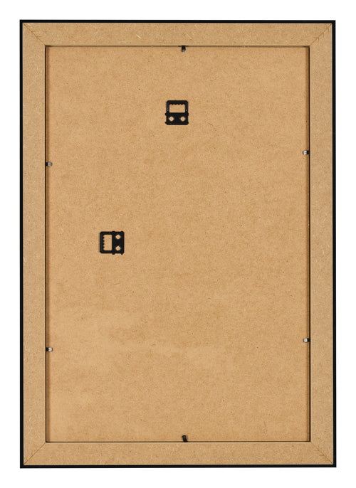 Bilderrahmen 20x30cm Schwarz Silber Poliert MDF Pisa Ruckseite | Yourdecoration.at