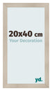 Bilderrahmen 20x40cm Eiche Rustikal MDF Pisa Vorne Messe | Yourdecoration.at