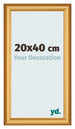 Bilderrahmen 20x40cm Gold Matt MDF Lazio Vorne Messe | Yourdecoration.at