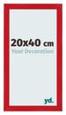 Bilderrahmen 20x40cm Rot MDF Pisa Vorne Messe | Yourdecoration.at