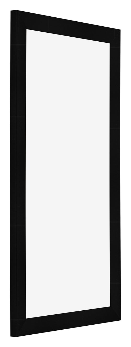 Bilderrahmen 20x40cm Schwarz Silber Poliert MDF Pisa Vorne Schrag | Yourdecoration.at