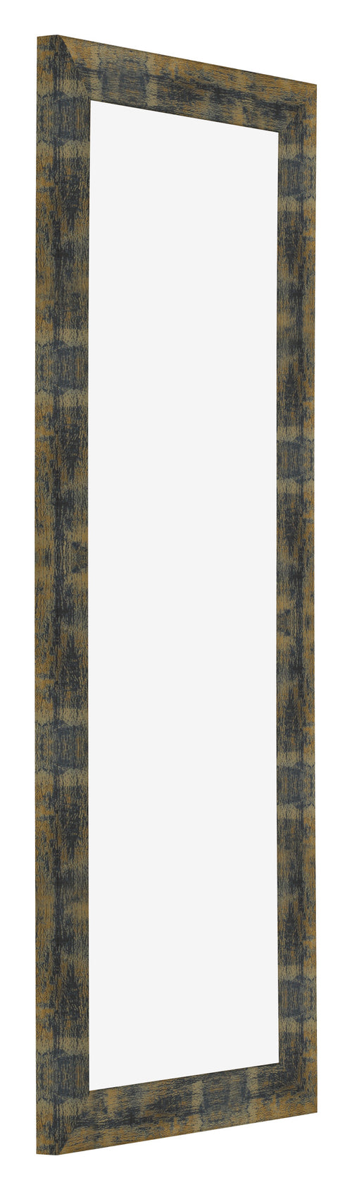 Bilderrahmen 20x60cm Blau Gold Meliert MDF Pisa Vorne Schrag | Yourdecoration.at