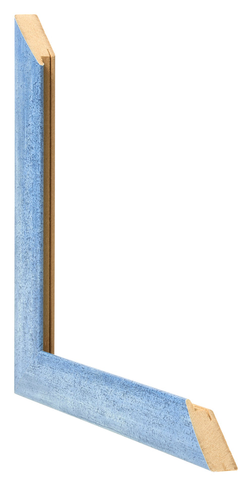 Bilderrahmen 20x60cm Hellblau Gewischt MDF Pisa Detail Querschnitte | Yourdecoration.at