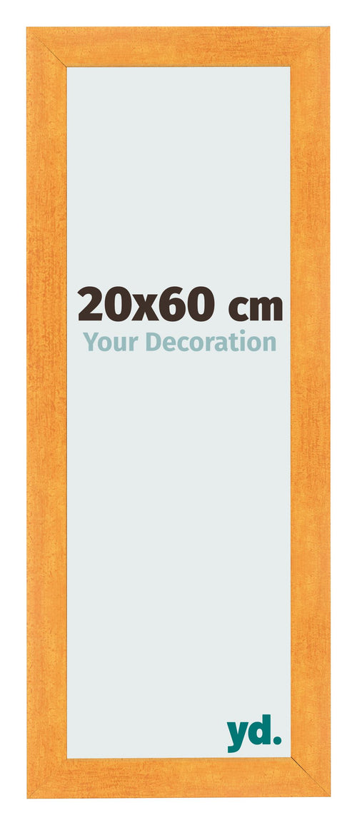 Bilderrahmen 20x60cm Orange MDF Pisa Vorne Messe | Yourdecoration.at
