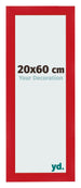 Bilderrahmen 20x60cm Rot MDF Pisa Vorne Messe | Yourdecoration.at