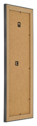 Bilderrahmen 20x60cm Schwarz Silber Poliert MDF Pisa Ruckseite Schrag | Yourdecoration.at