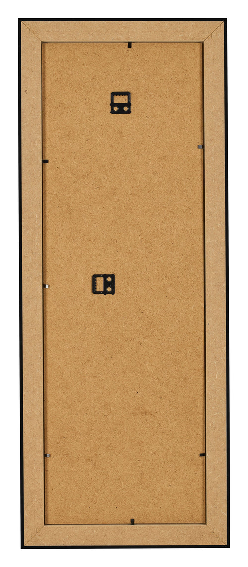 Bilderrahmen 20x60cm Schwarz Silber Poliert MDF Pisa Ruckseite | Yourdecoration.at