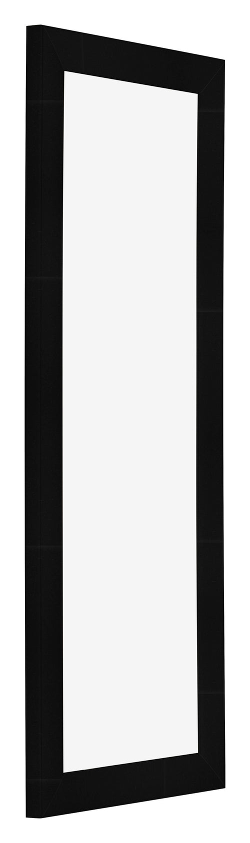 Bilderrahmen 20x60cm Schwarz Silber Poliert MDF Pisa Vorne Schrag | Yourdecoration.at