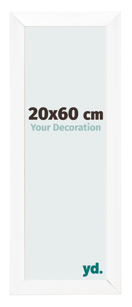 Bilderrahmen 20x60cm Weiß Vintage MDF Pisa Vorne Messe | Yourdecoration.at