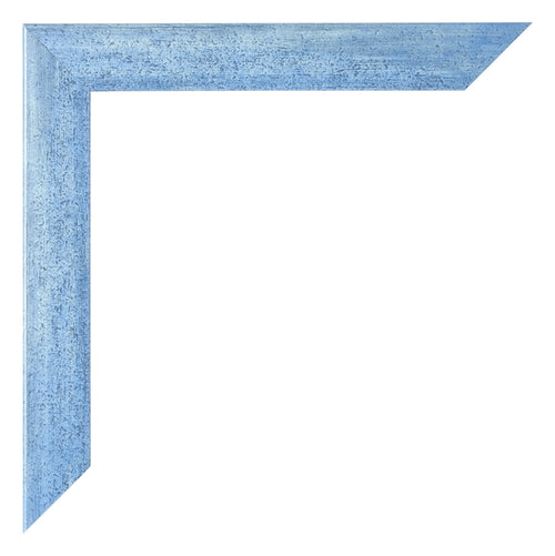 Bilderrahmen 21x30cm Hellblau Gewischt MDF Pisa Detail Ecke | Yourdecoration.at
