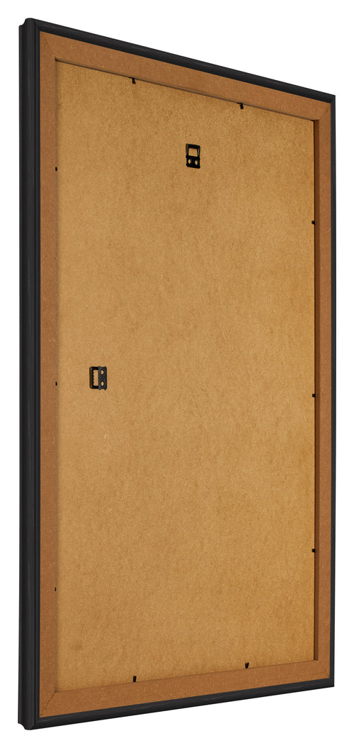 Bilderrahmen 21x30cm Schwarz Gemasert MDF Lazio Ruckseite Schrag | Yourdecoration.at