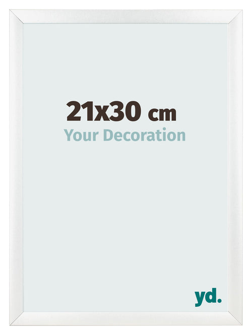 Bilderrahmen 21x30cm Weiß Vintage MDF Pisa Vorne Messe | Yourdecoration.at