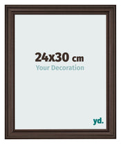 Bilderrahmen 24x30cm Eiche Dunkel MDF Lazio Vorne Messe | Yourdecoration.at