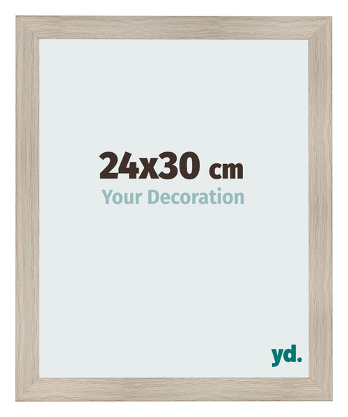 Bilderrahmen 24x30cm Eiche Rustikal MDF Pisa Vorne Messe | Yourdecoration.at