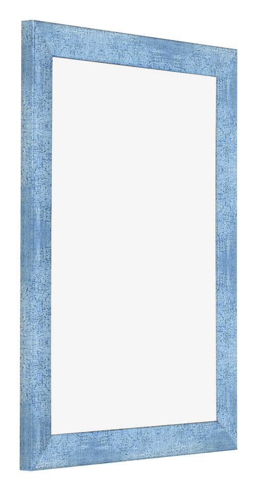 Bilderrahmen 24x32cm Hellblau Gewischt MDF Pisa Vorne Schrag | Yourdecoration.at