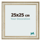 Bilderrahmen 25x25cm Metallglanz MDF Lazio Vorne Messe | Yourdecoration.at